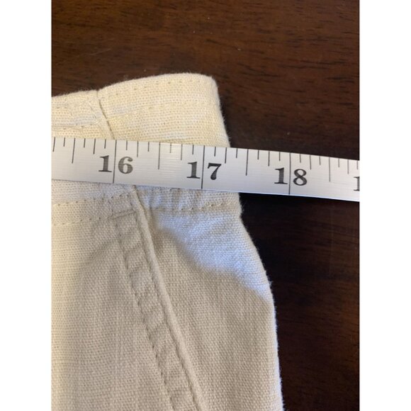 J. Jill Cotton Cropped Cargo Coastal Grama Lightweight Pants Size 12P - Picture 5 of 8